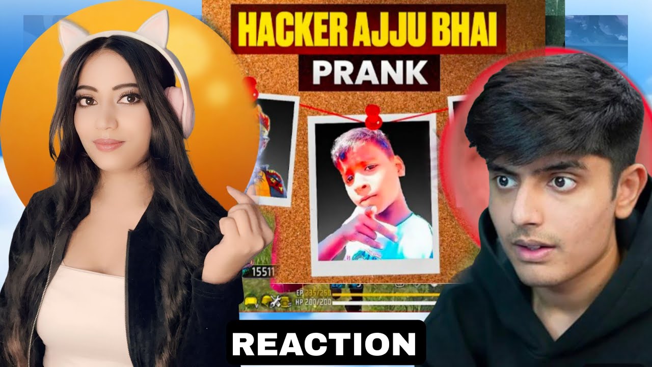 AJJUBHAI HACKER  PRANK GONE WRONG WITH RANDOM PLAYERS 🤣 FREE FIRE REACTION ON TOTAL GAMING
