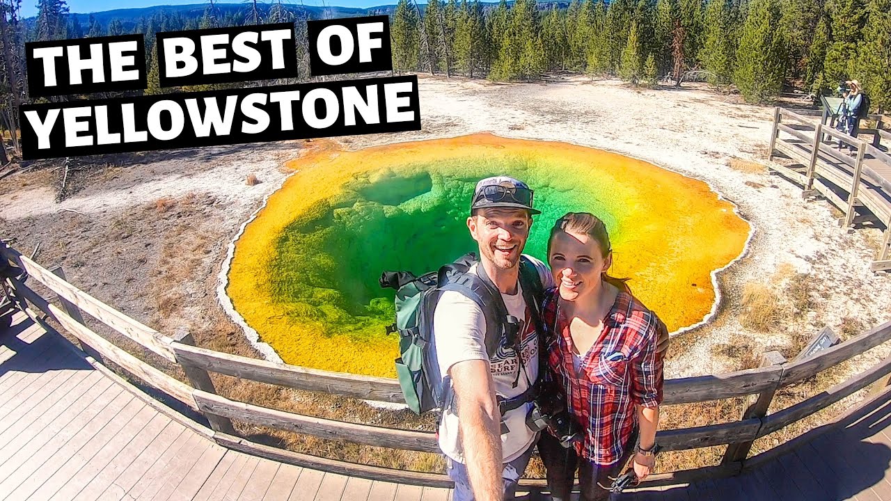 Last day in Yellowstone // Episode 6 // Yellowstone geysers and hot springs // Old Faithful