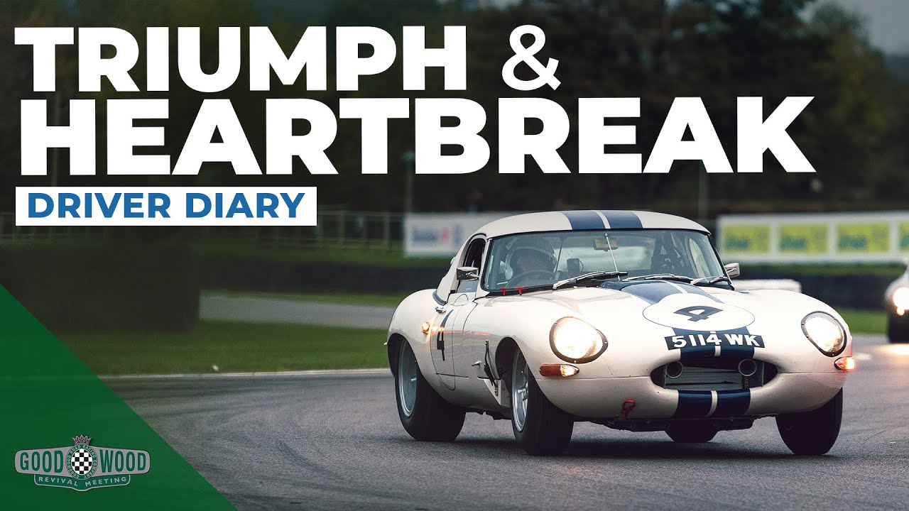 Triumph and Heartbreak | Racing two E-types at Goodwood | Driver diary