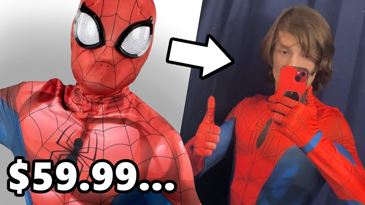 Should you buy this Spider-Man suit off Amazon? (SPIDER-MAN COSPLAY REVIEW)
