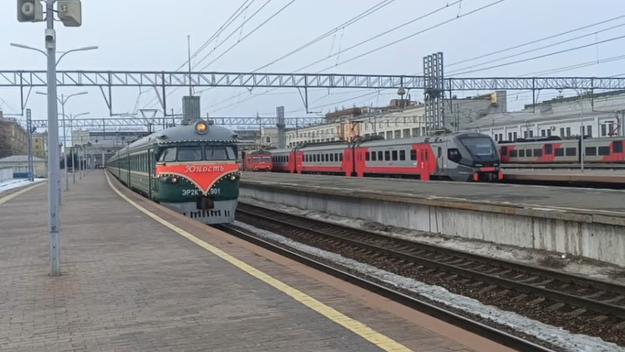 ЭКСКЛЮЗИВ! Отправление ретроэлектрички ЭР2К-901 