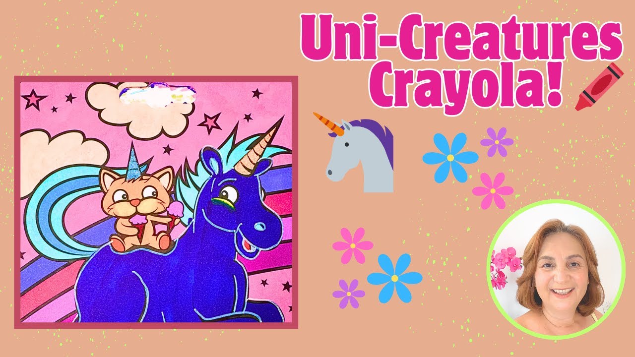 🎨 Colorindo Uni-Creatures da Crayola! 🦄🖍️ Coelho-Unicórnio! 🌈