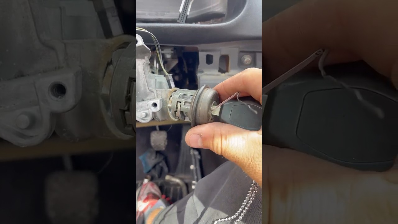 Skidanje brave paljenja BMW / How to remove ignition lock on bmw / car theft  #diy #lifehacks