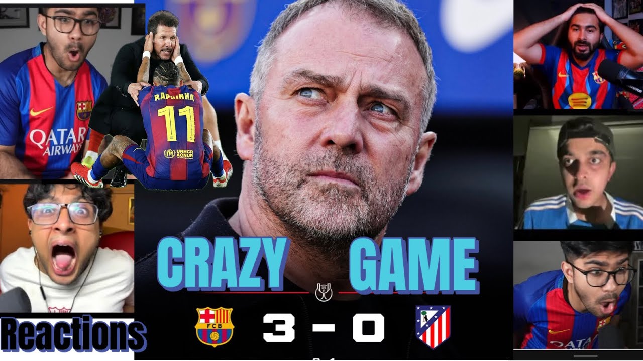 ALMOST REMONTADA😱CRAZY BARCELONAS FANS REACTIONS.#barcelona #watchalong #atleticomadrid 