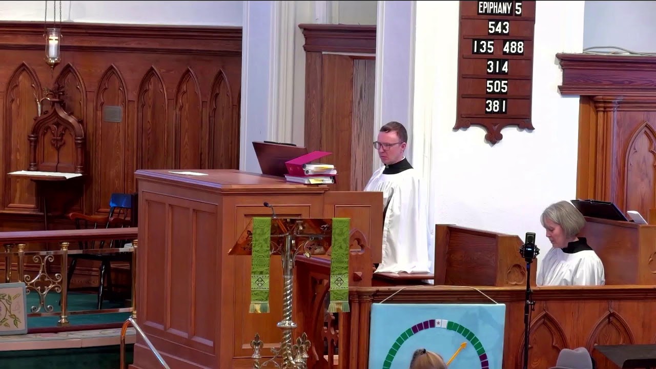 February 8th 2026 - Fifth Sunday after Epiphany - St. John's Episcopal Church