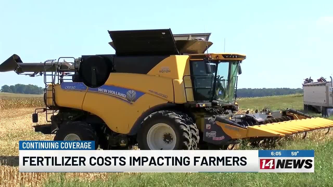 Fertilizer costs increase for local farmers