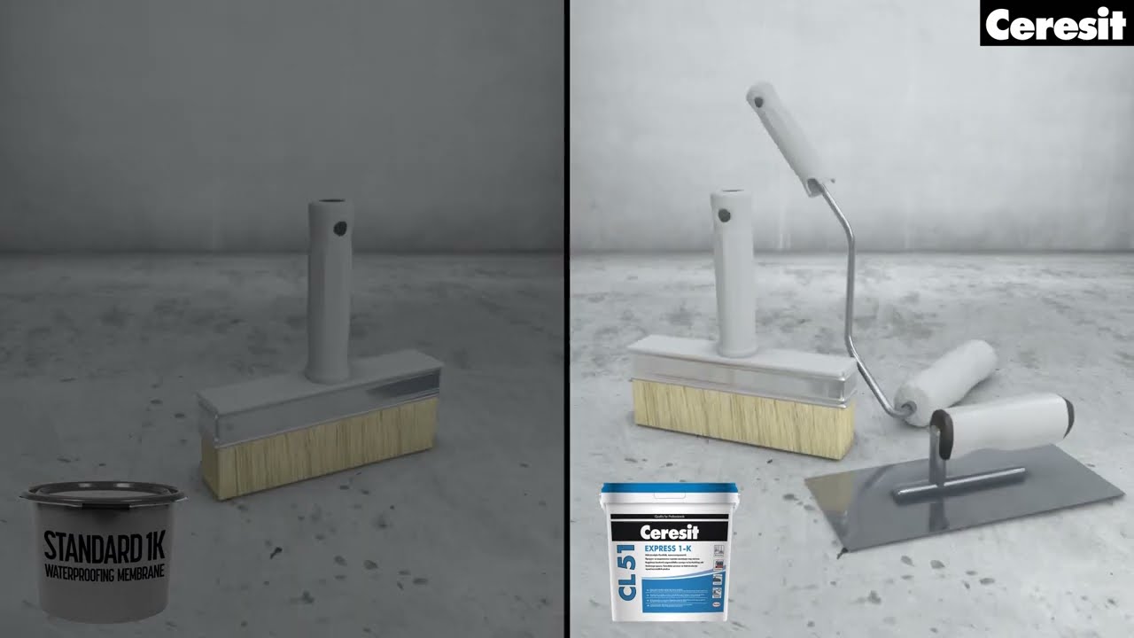 Ceresit CL 51 - Prezentare Hidroizolatie sub Placari Ceresit CL 51 1-K