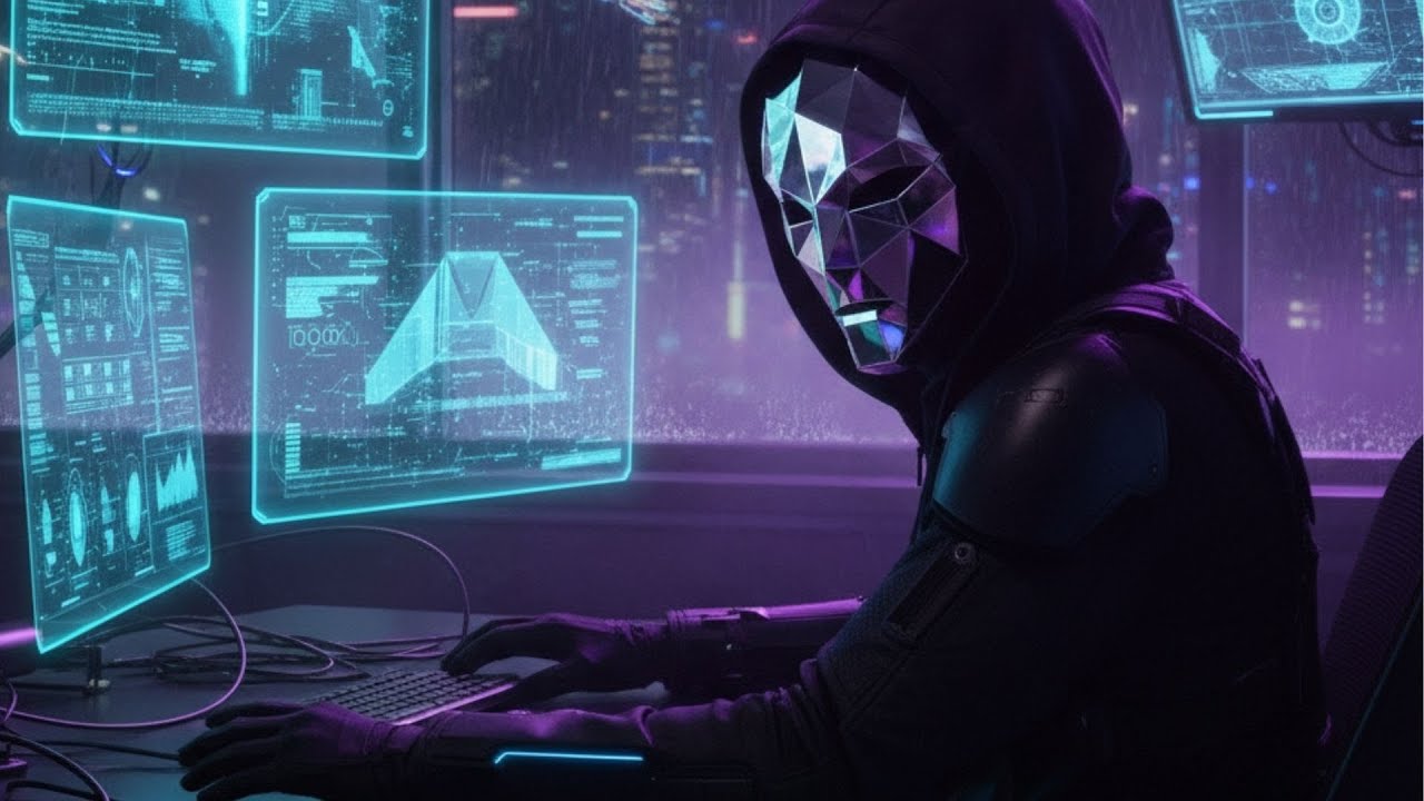 Cyberpunk Study Music | Dark Synthwave for Focus, Coding, & Work