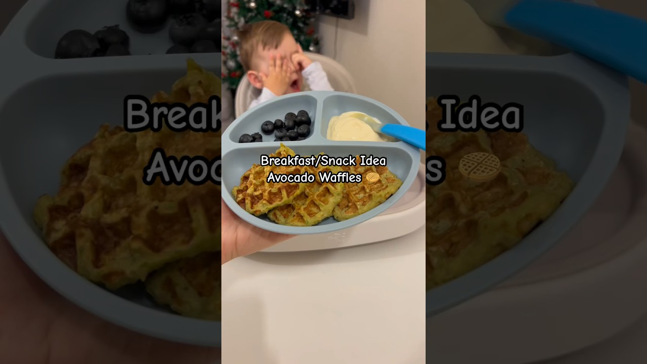 🥑 Waffles 🧇 for Baby/Toddler #babyfood #blw #babyfoodtips #kidsfoodrecipes #food #meal
