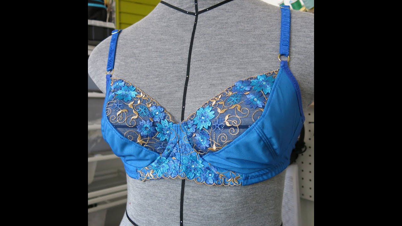 Desiree Bra: Embroidered Tulle