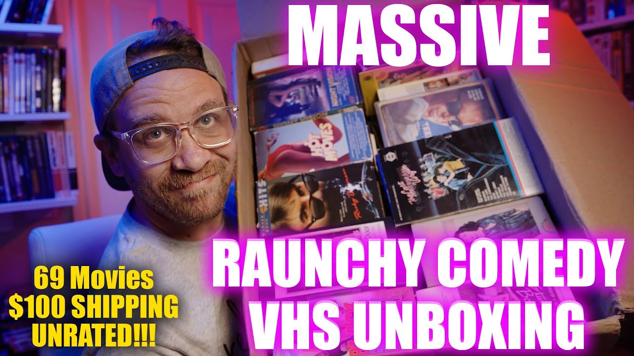 РАСПАКОВКА ОГРОМНОЙ партии похабных комедий на VHS!