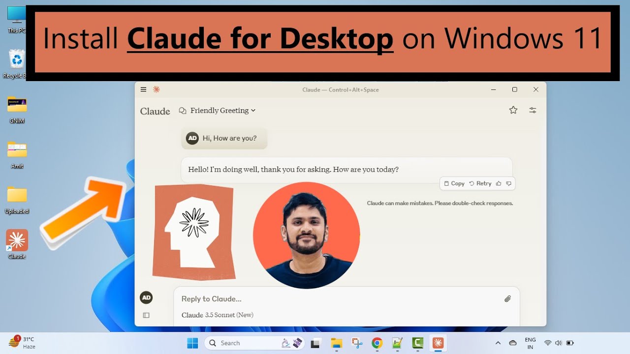 How to install Claude for Desktop on Windows 11 | Amit Thinks
