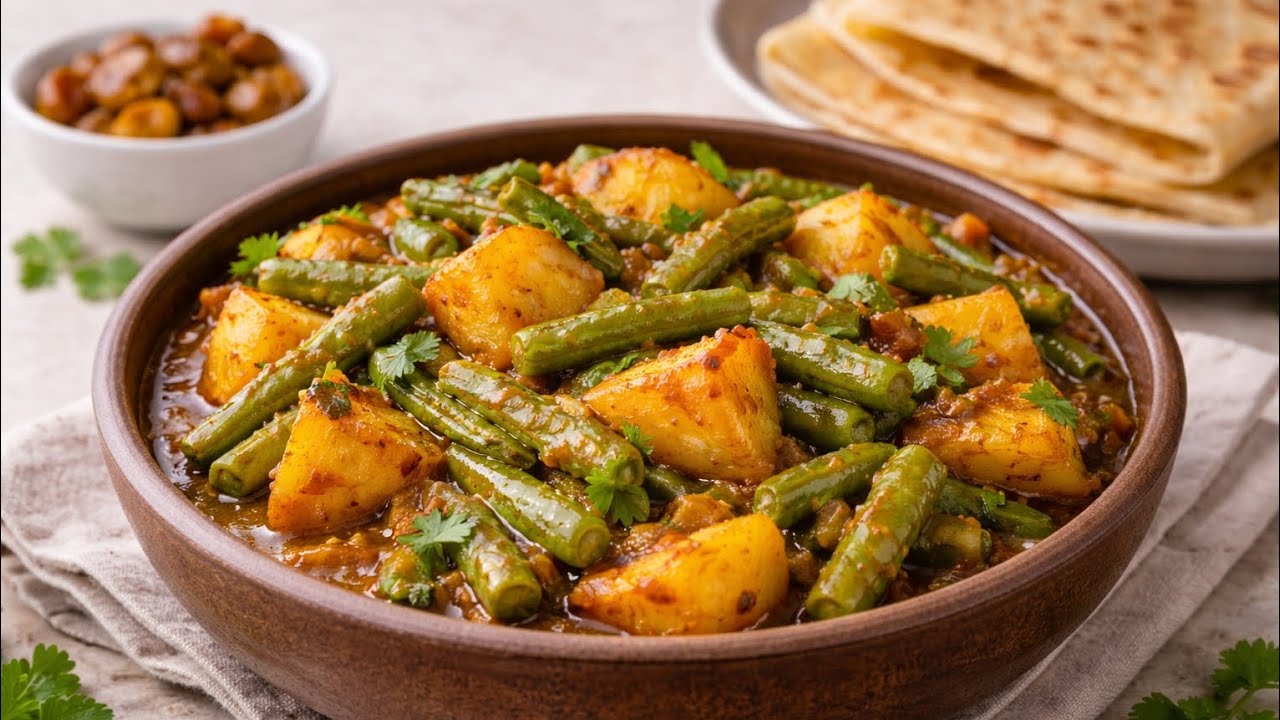 Sem Aalu ki sabji Recipe.💕