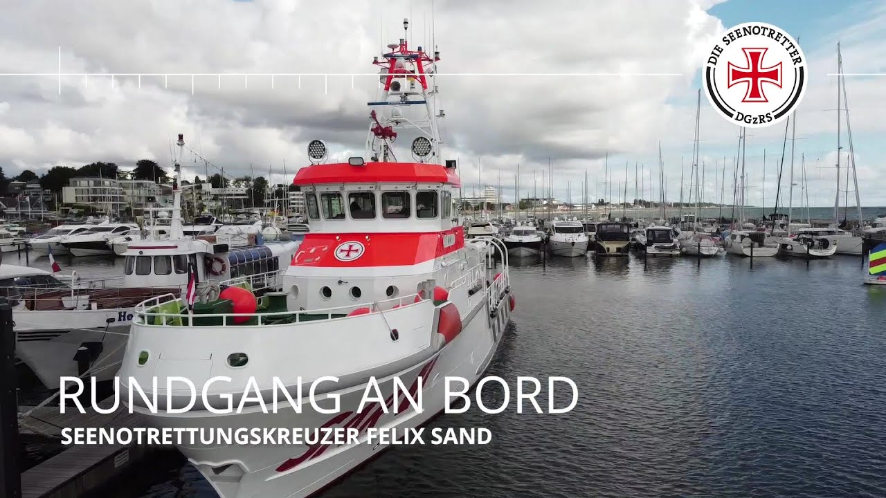 Rundgang an Bord: Seenotrettungskreuzer FELIX SAND