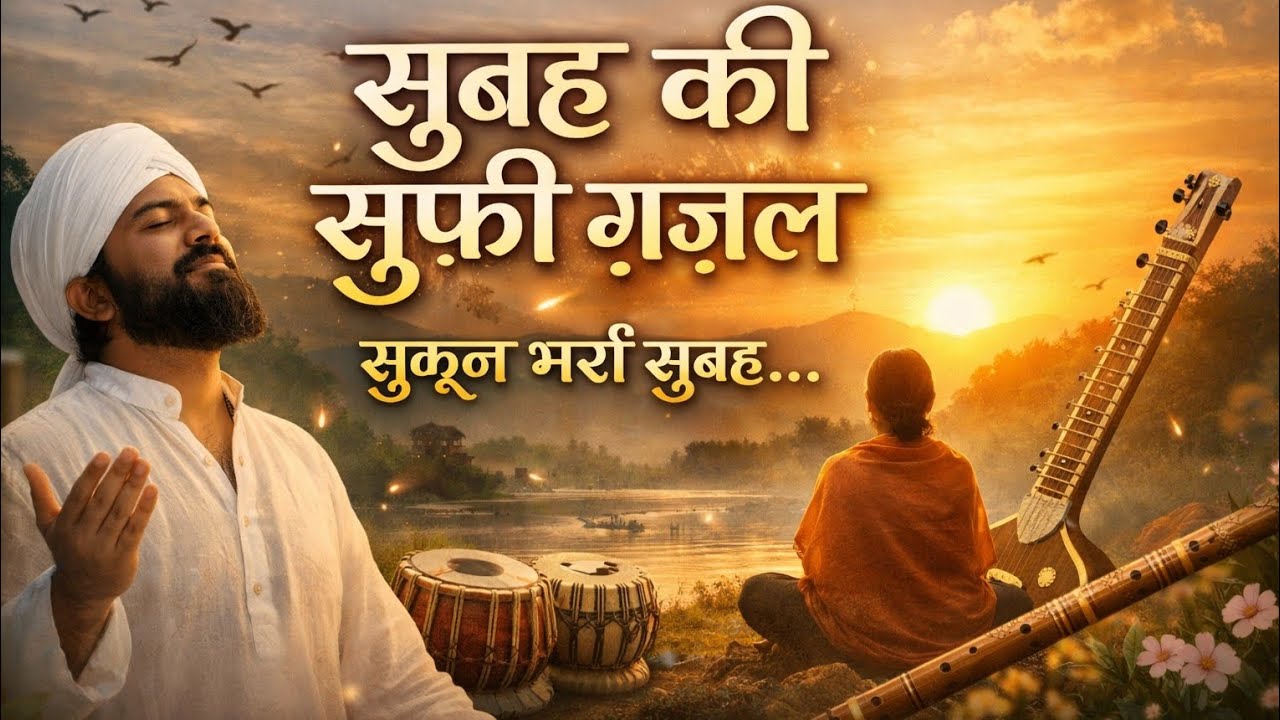 सुबह की सबसे खूबसूरत सूफी ग़ज़ल | Sufi Ghazal | Morning Peaceful Ghazal | दिल को छू लेने वाली ग़ज़ल