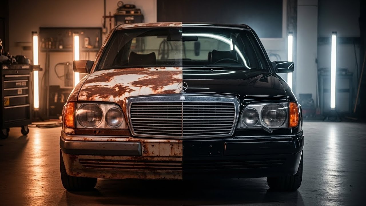 Mercedes Benz E Class vintage restoration