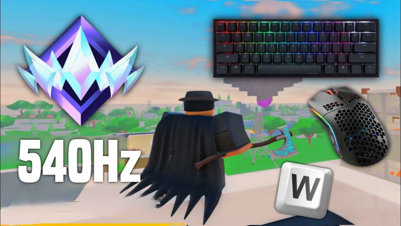 Fortblox Satisfying Keyboard ASMR 😴 Solo W-Key Ranked Gameplay 🏆 360 FPS 4K