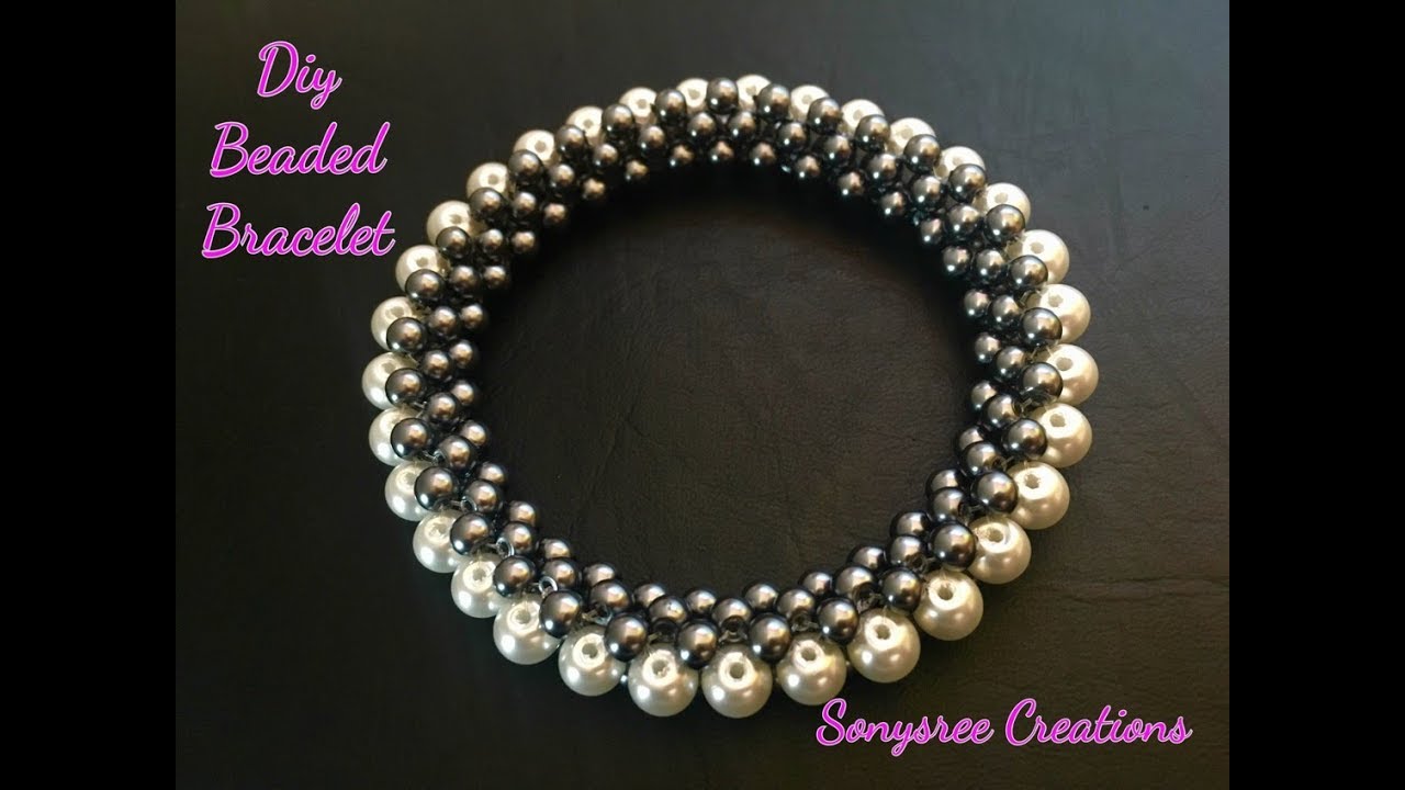 Pearl Bangle (Right Angle Weave)🌽 VERY EASY BEGINNERS TUTORIAL