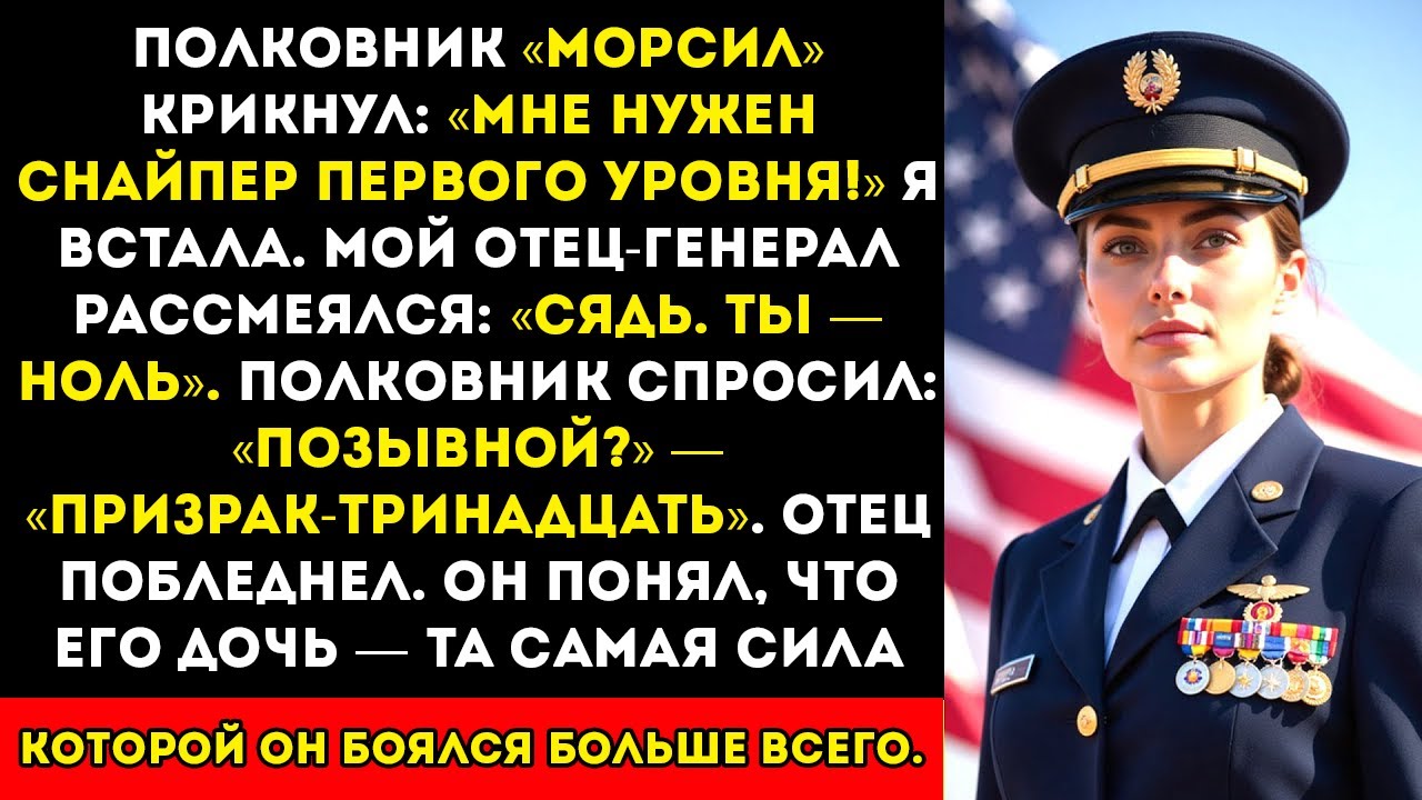 «Сядь, ты никто», — сказала моя генерал-мать. Пока не услышала мой позывной — «Призрак 13»