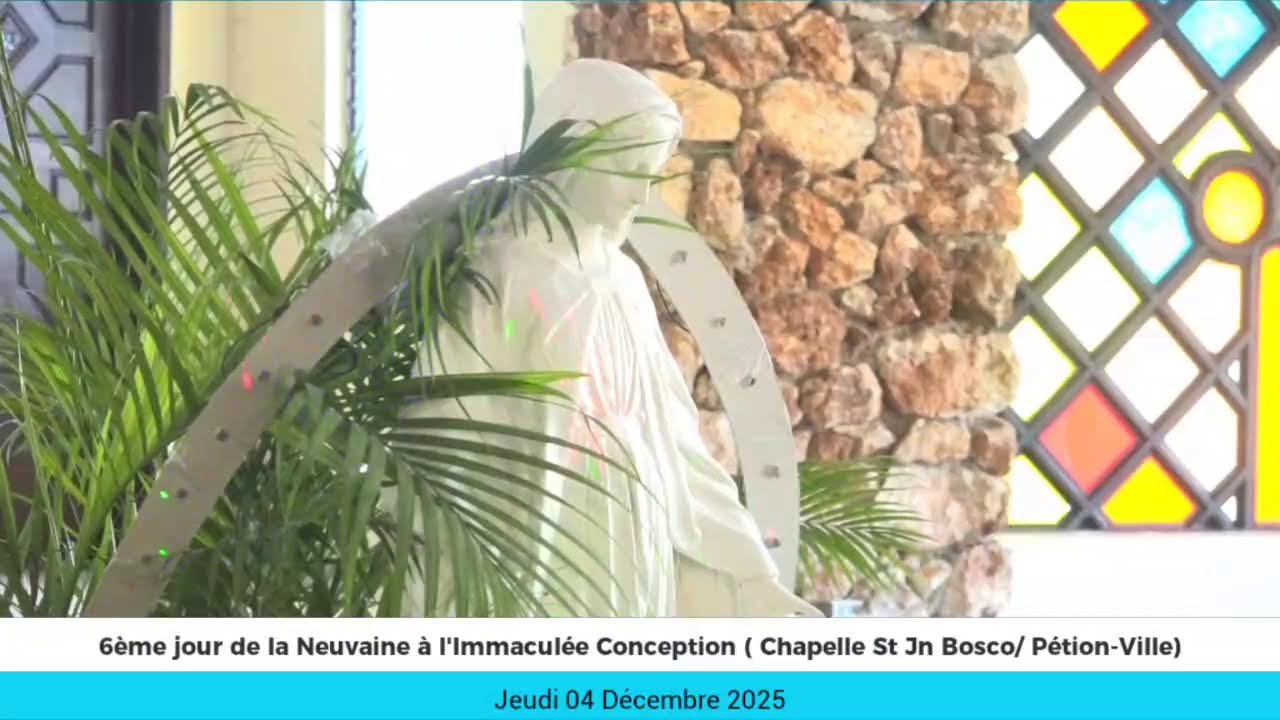 6ème jour de la Neuvaine de l'Immaculée Conception (Chapelle St Jn Bosco/PV)