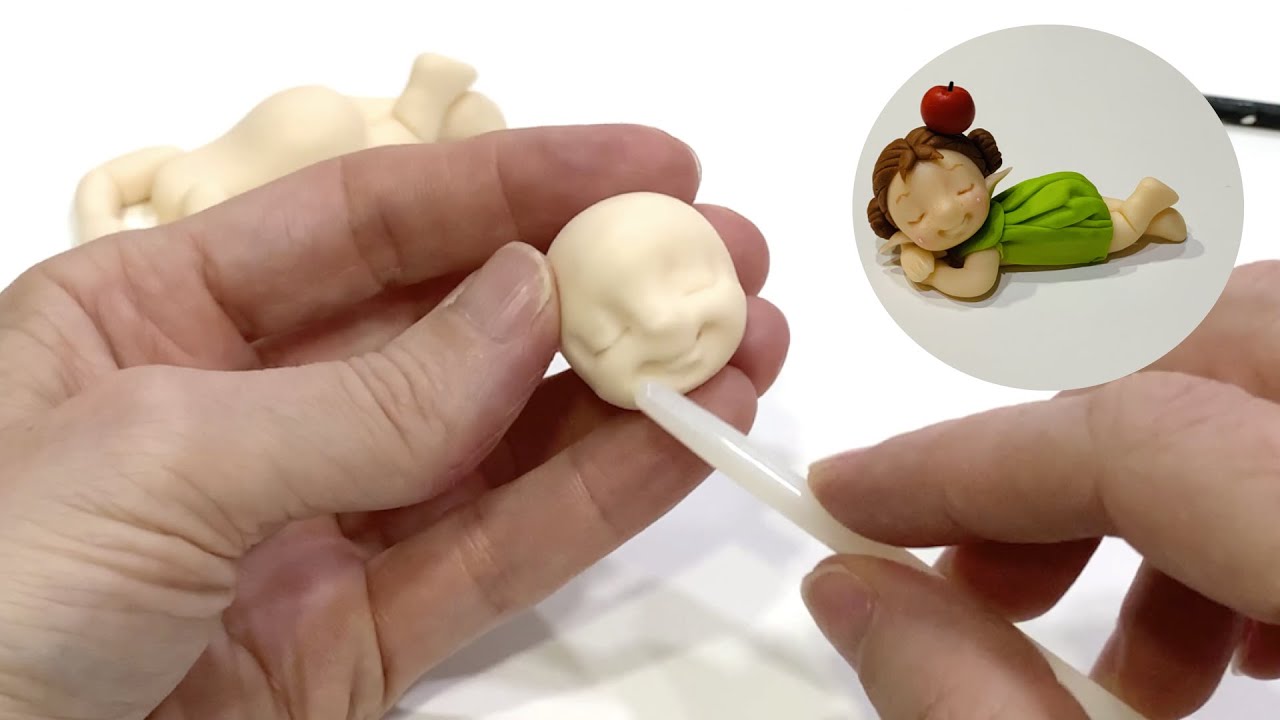 BASIC CLAY  MODELING TUTORIAL | HOW TO MAKE A BABY FAIRY | SUPER FACIL! NO TE LO PIERDAS!