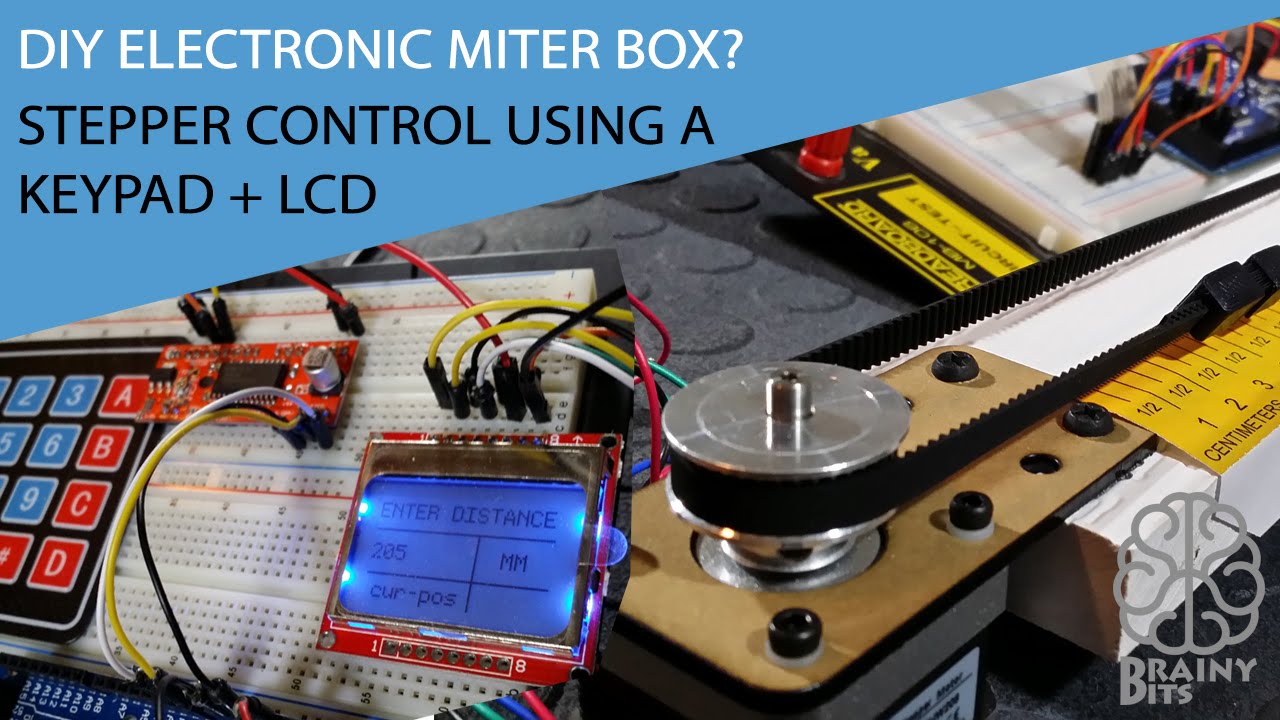 Электронный стусло на Arduino своими руками? Шаговый двигатель с клавиатурой и ЖК-дисплеем — Учеб...
