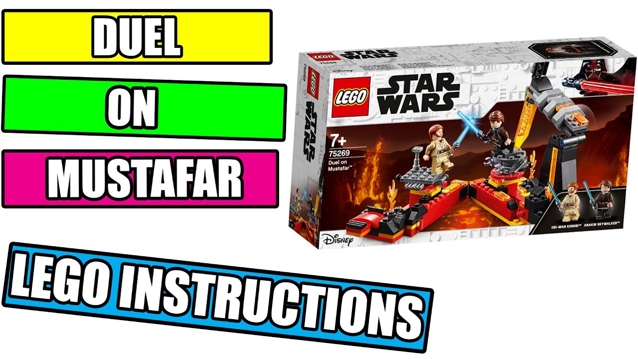 LEGO DUEL MUSTAFAR INSTRUCTIONS - STAR WARS 2020 - LEGO SET 75269