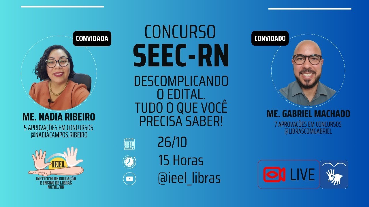 Concurseiros - SEEC/RN - TILSP -LIBRAS