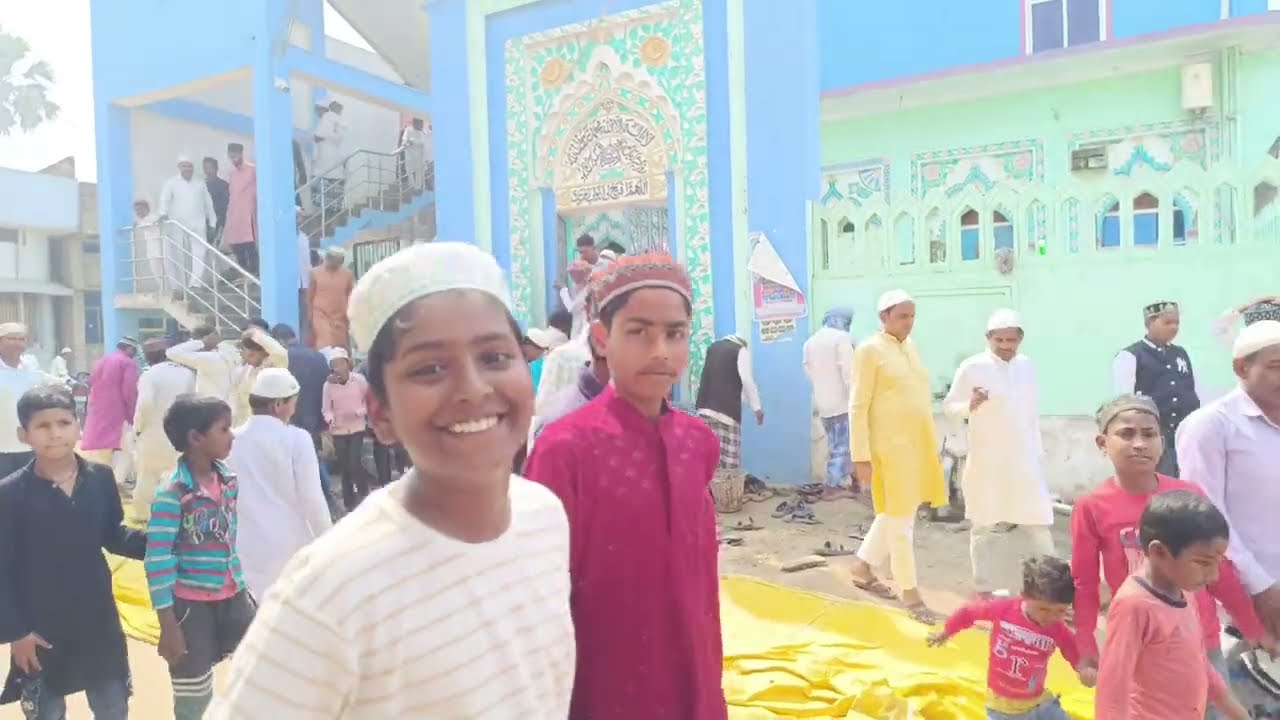 गांव की मस्जिद में अलविदा जुम्मा की नमाज #viral #masjid #namaz 