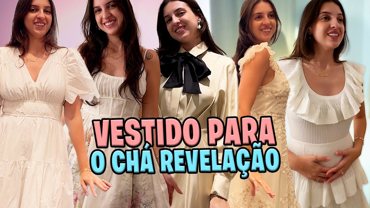 Provando vestido pro chá revelação! Qual foi o ganhador?