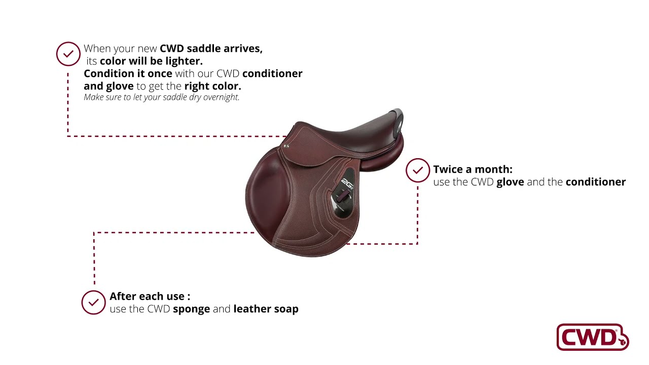 CWD x TIPS x TAKING CARE OF YOUR NEW CWD SADDLE
