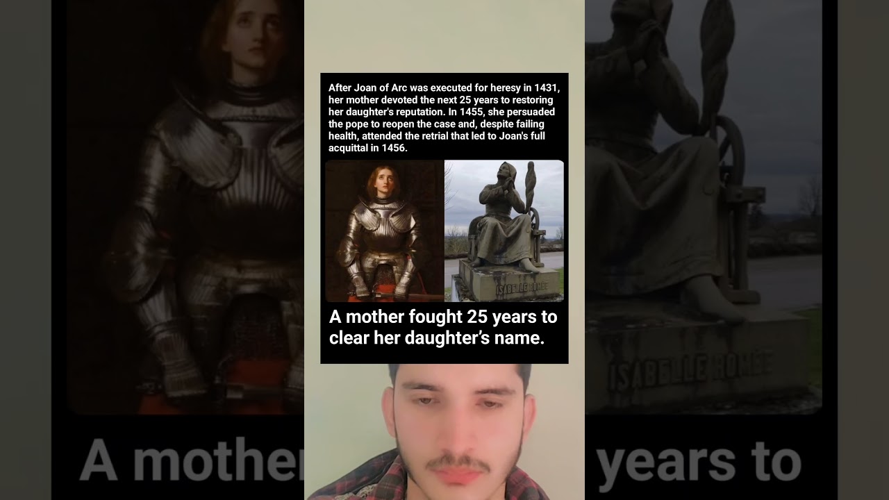 Joan of Arc Was Executed… But Her Mother Fought 25 Years to Clear Her Name 💔⚖️