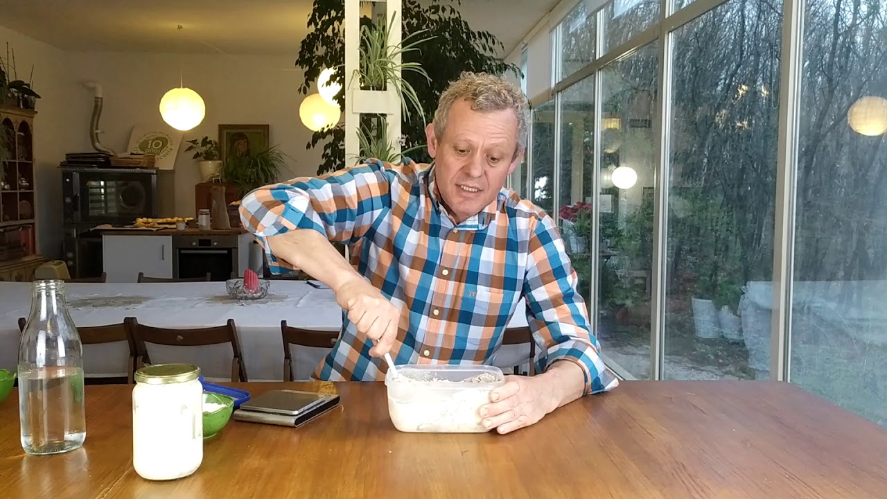 7° día elaboración masa madre sin gluten