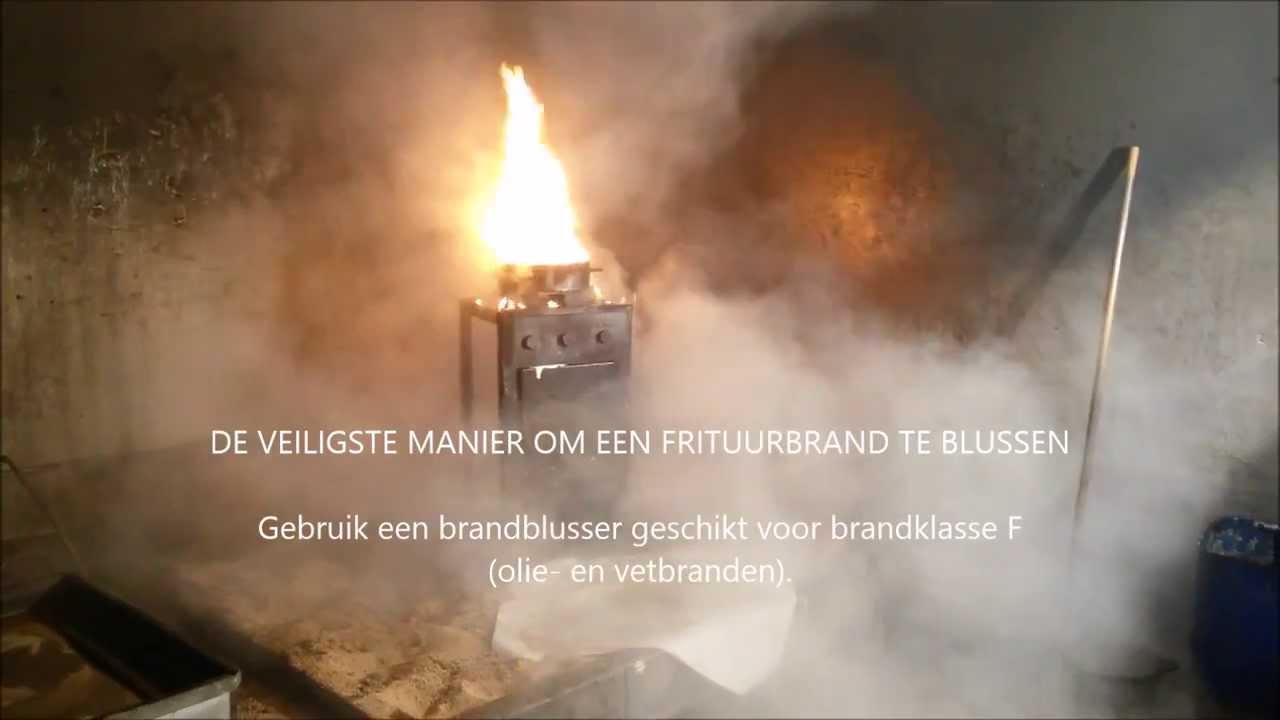 Frituurbrand - Brandblusser klasse F - SN2B