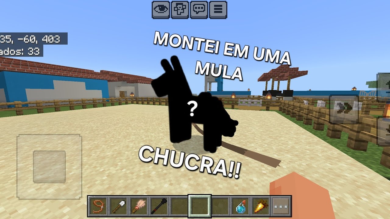 Montando em Uma MULA CHUCRA!! - Me ralei 🤕