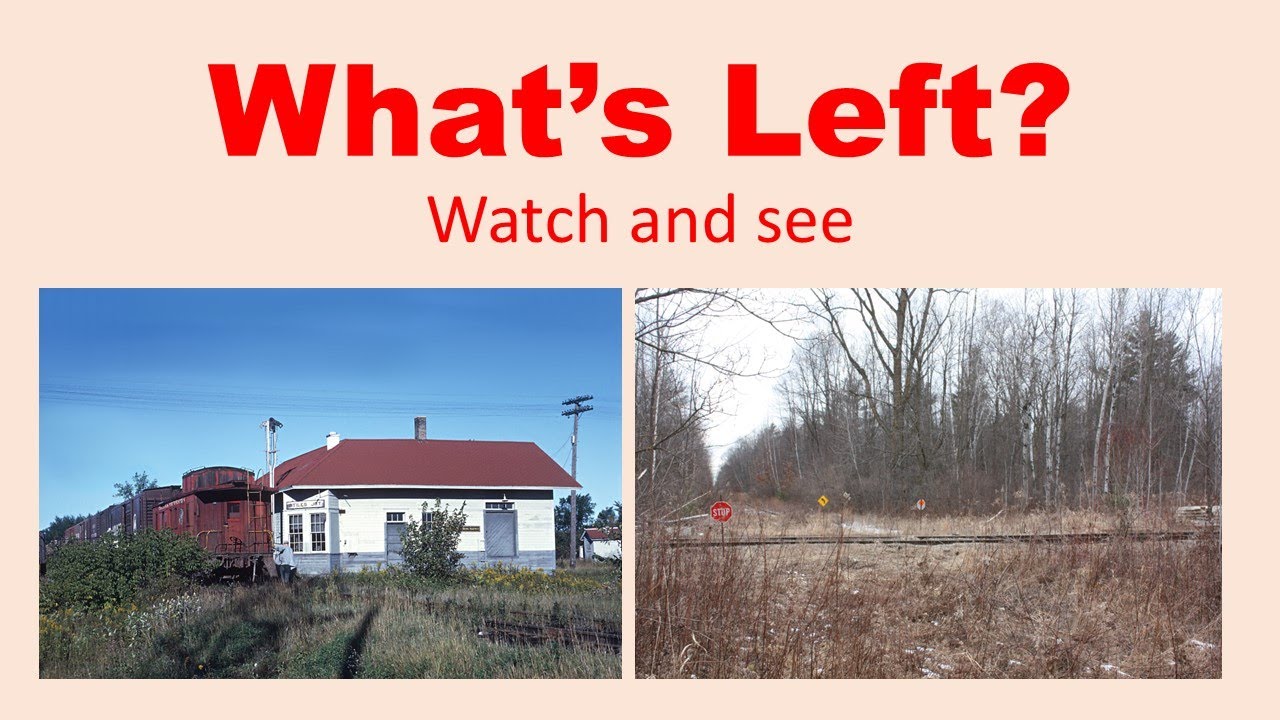 Exploring Inactive Rail Lines - Stiles-Stiles Jct-Oconto Jct, WI