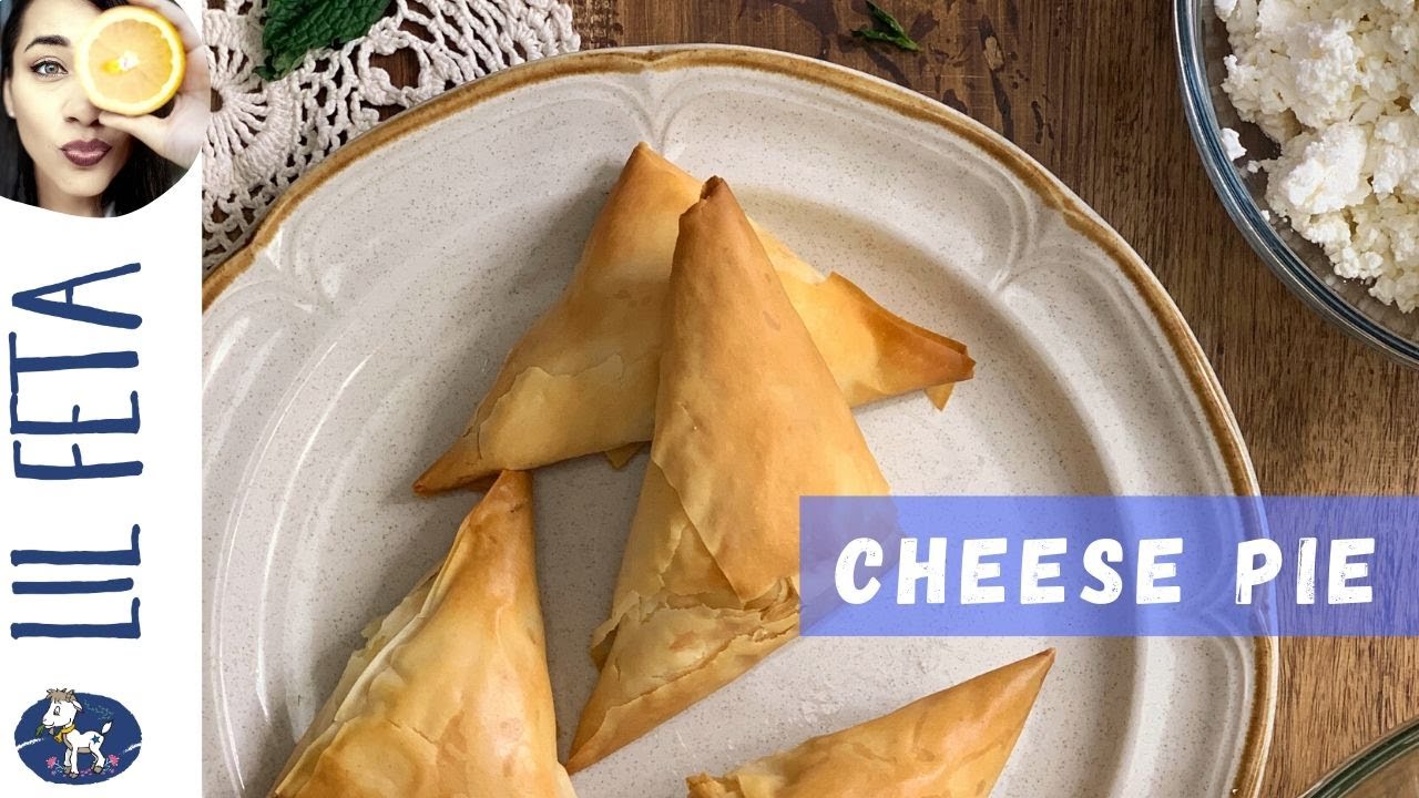 How to make Greek Cheese Pie, Tiropita by Chef Alexia