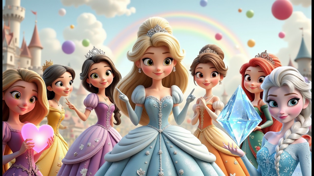 Princess Shapes Adventure | Learn Circle, Square & More!