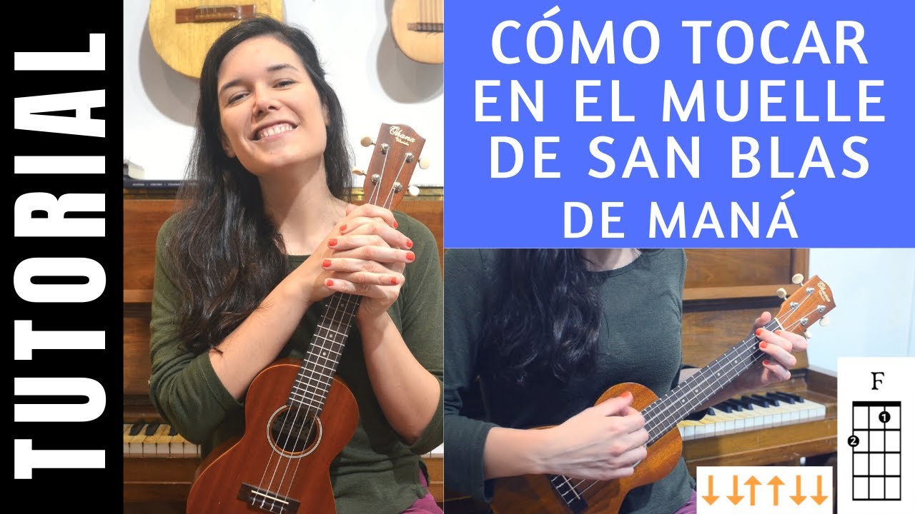 cómo tocar EN EL MUELLE DE SAN BLAS de MANÁ en ukelele