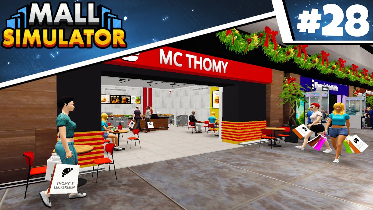 Mall Simulator 🛍️ #28 - MC THOMY IST FERTIG! 🍔 Jetzt mit XXL Bigmacs!