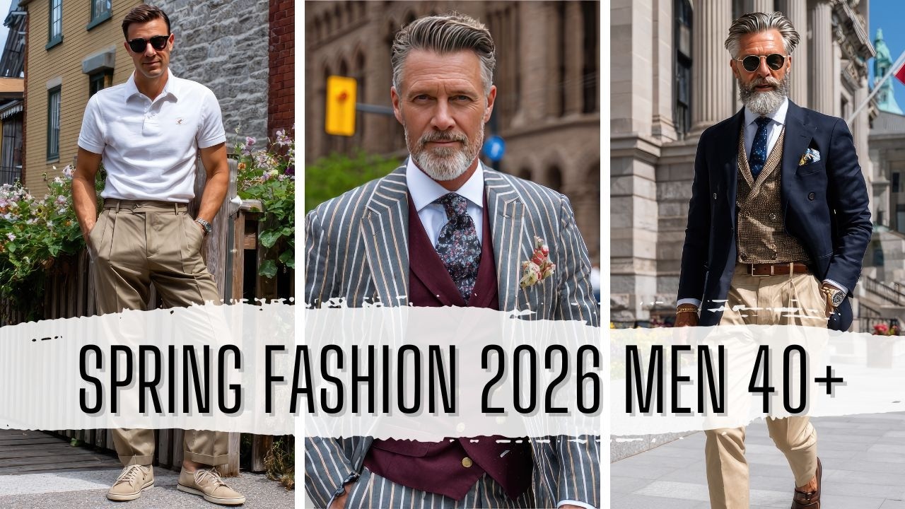 ✨ Spring Fashion 2026 for Men Over 40: Timeless Old Money Looks and Modern Elegant Essentials