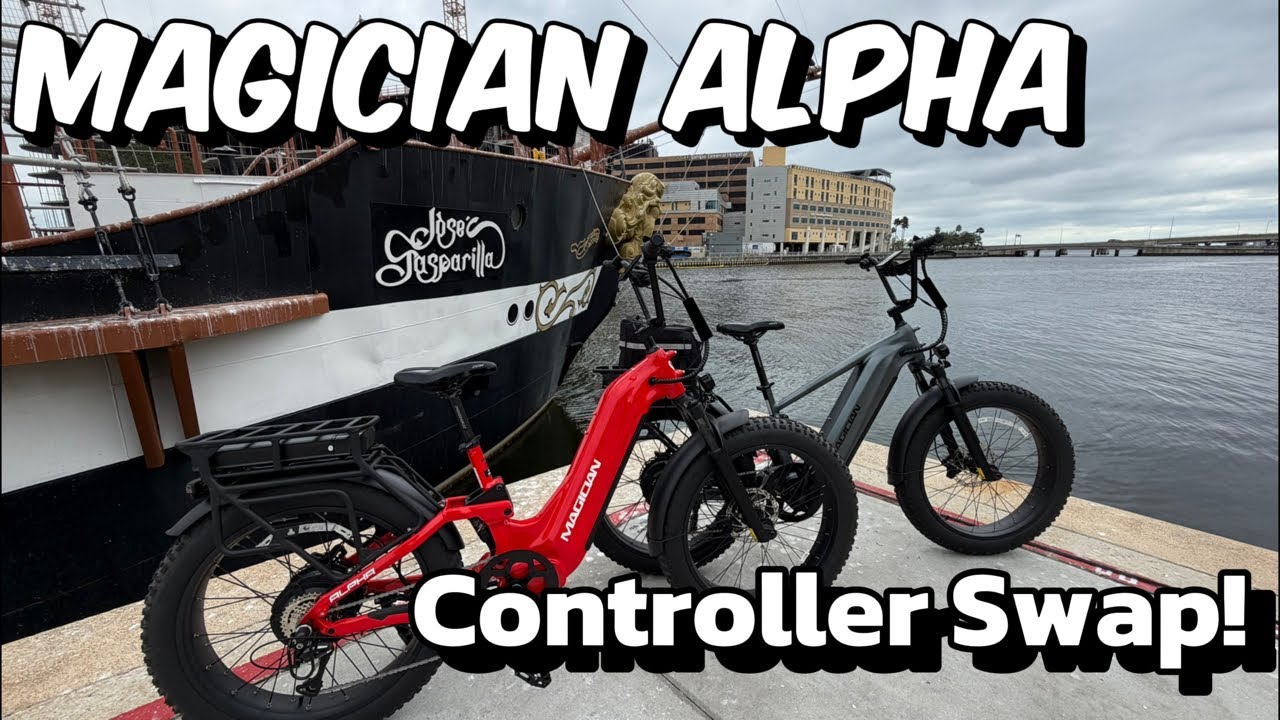 ElectricAllWheel is live! Swapping Bafang Controllers: 72V Magician Alpha Step Through and Step Over