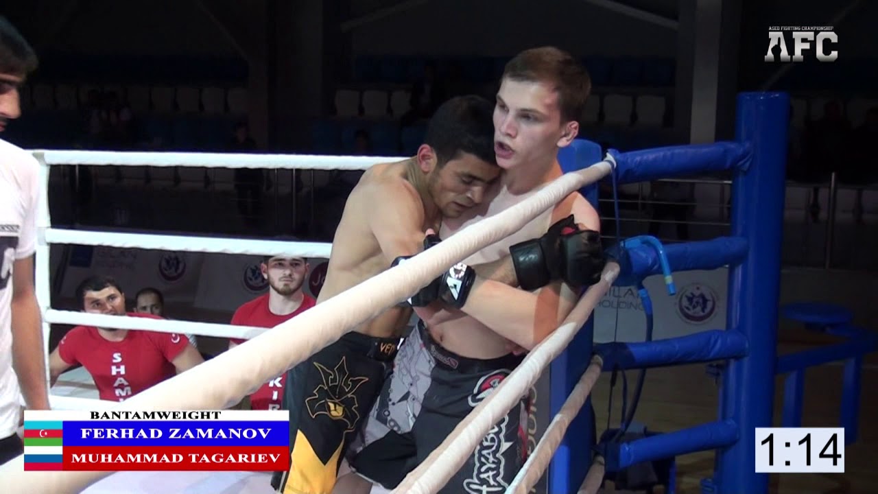 61.2 KG - FERHAD ZAMANOV (YUSIF TEAM-SHAMKIR) vs MAGOMED TATARIEV (AKHMAT-GROZNY)  AFC 6