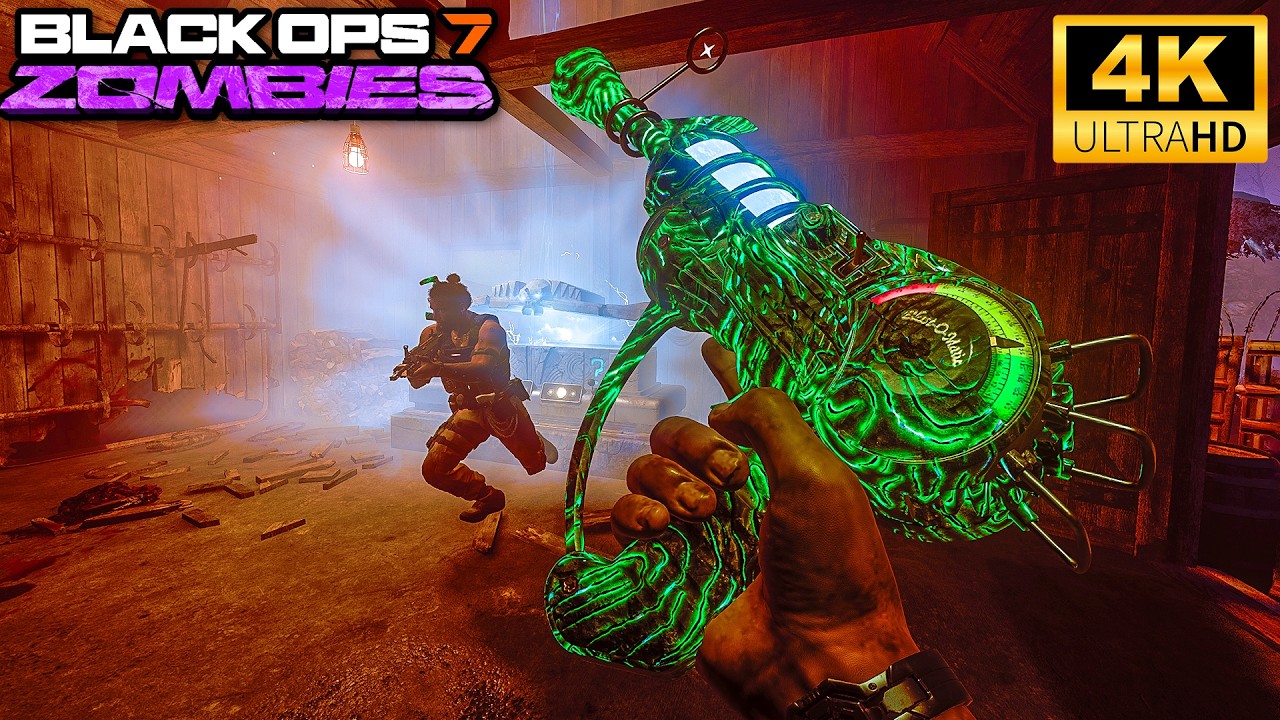 BLACK OPS 7 ZOMBIES 4 PLAYERS GAMEPLAY 4K (NO COMMENTARY)