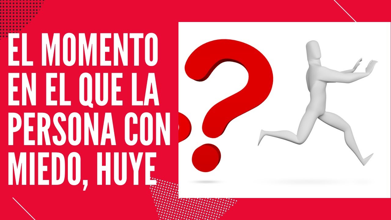 En el momento en el que la persona con filofobia o miedo al compromiso huye