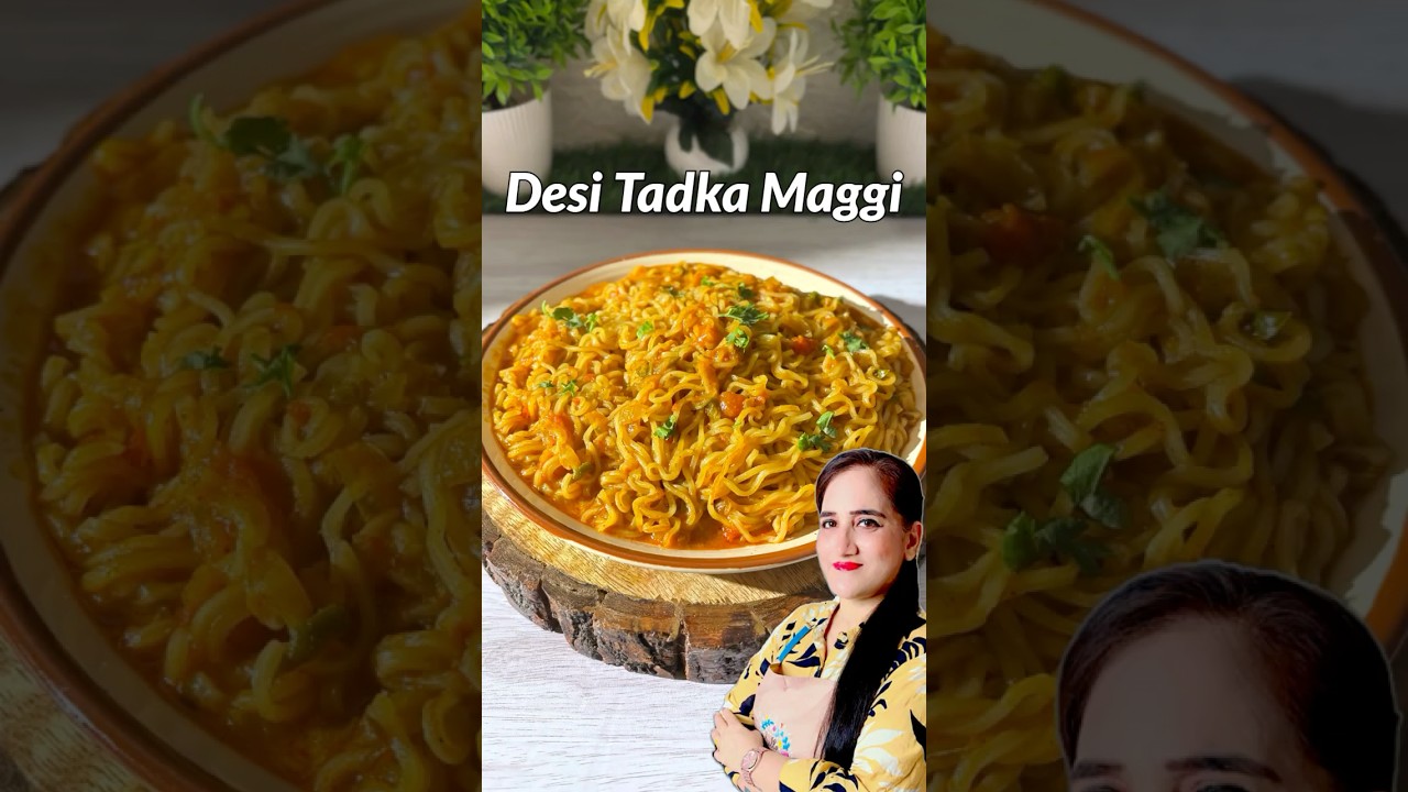Trending Tadka Maggi Recipe #maggi #recipe #shorts