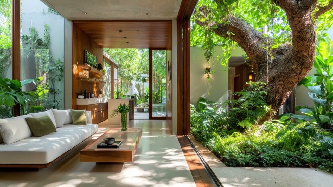 U-Shaped Courtyard Homes Are Trending 🌿 Rustic Farmhouse Stone & Wood Dreams
