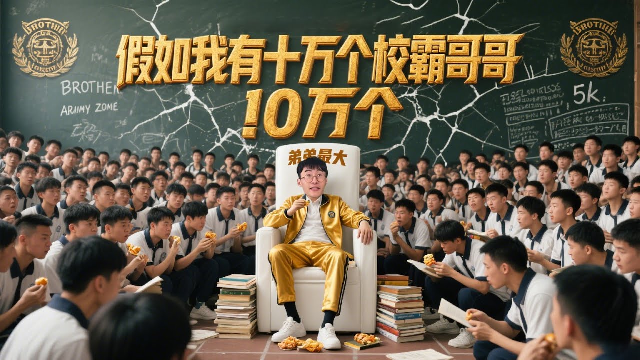 当我有十万个校霸哥哥，陈浩南能当老大我贾大萌也能