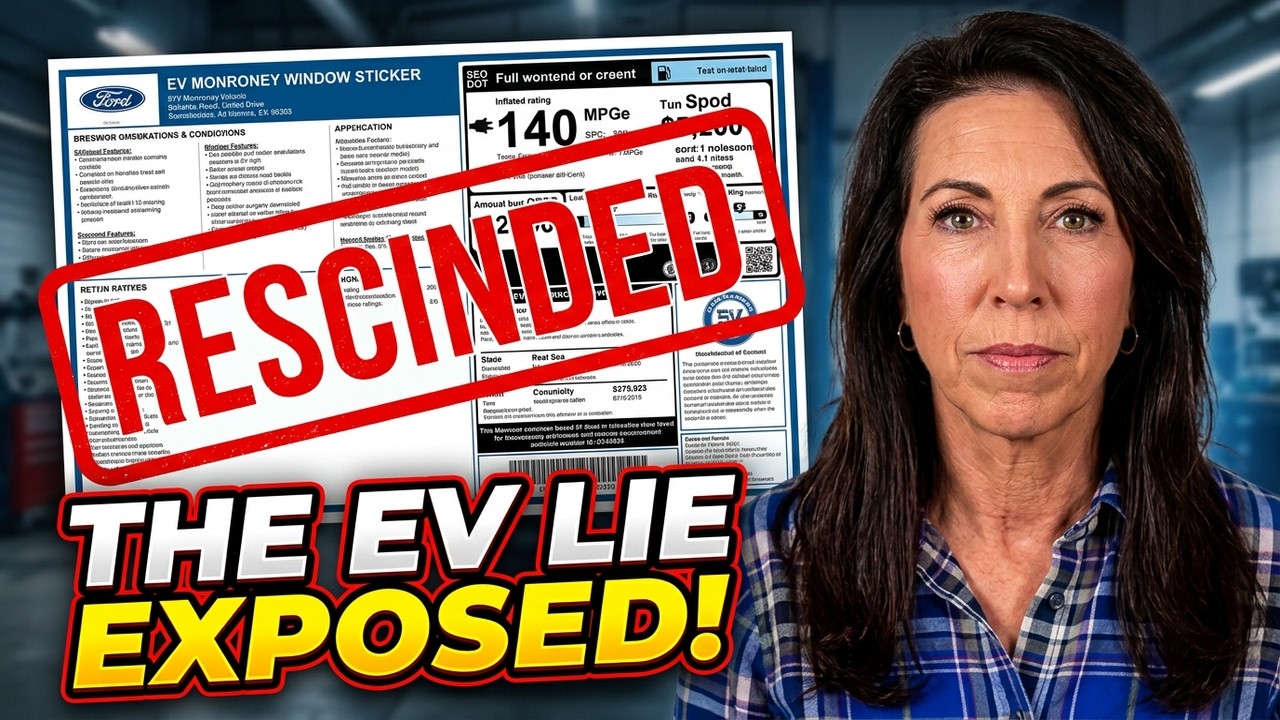 Trump Rescinds the EV Fuel Economy Math Rule that was a Lie!