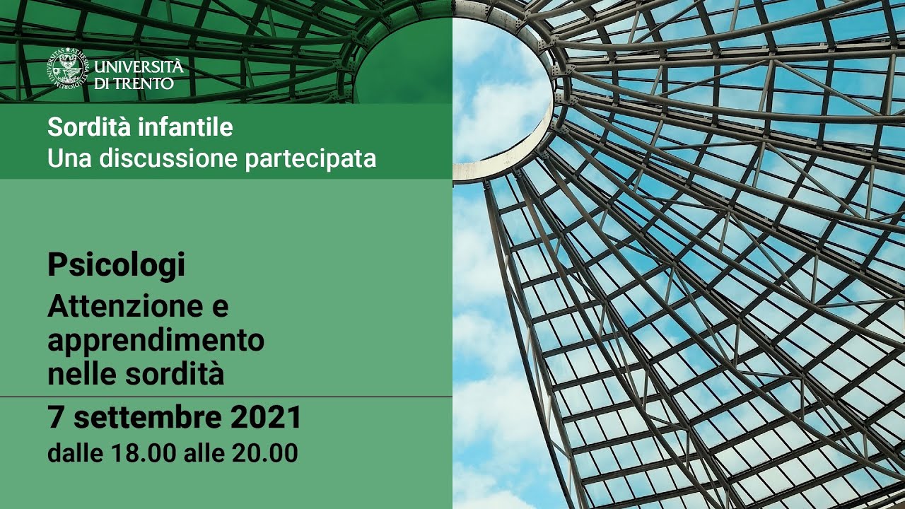 Attenzione e apprendimento nelle sordità